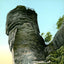Chimney Rock, NC in 1907 vintage print