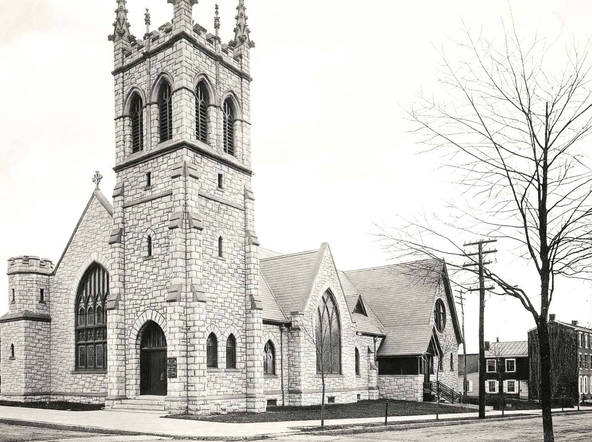 Westminster Presbyterian Church, West Chester restored photo print