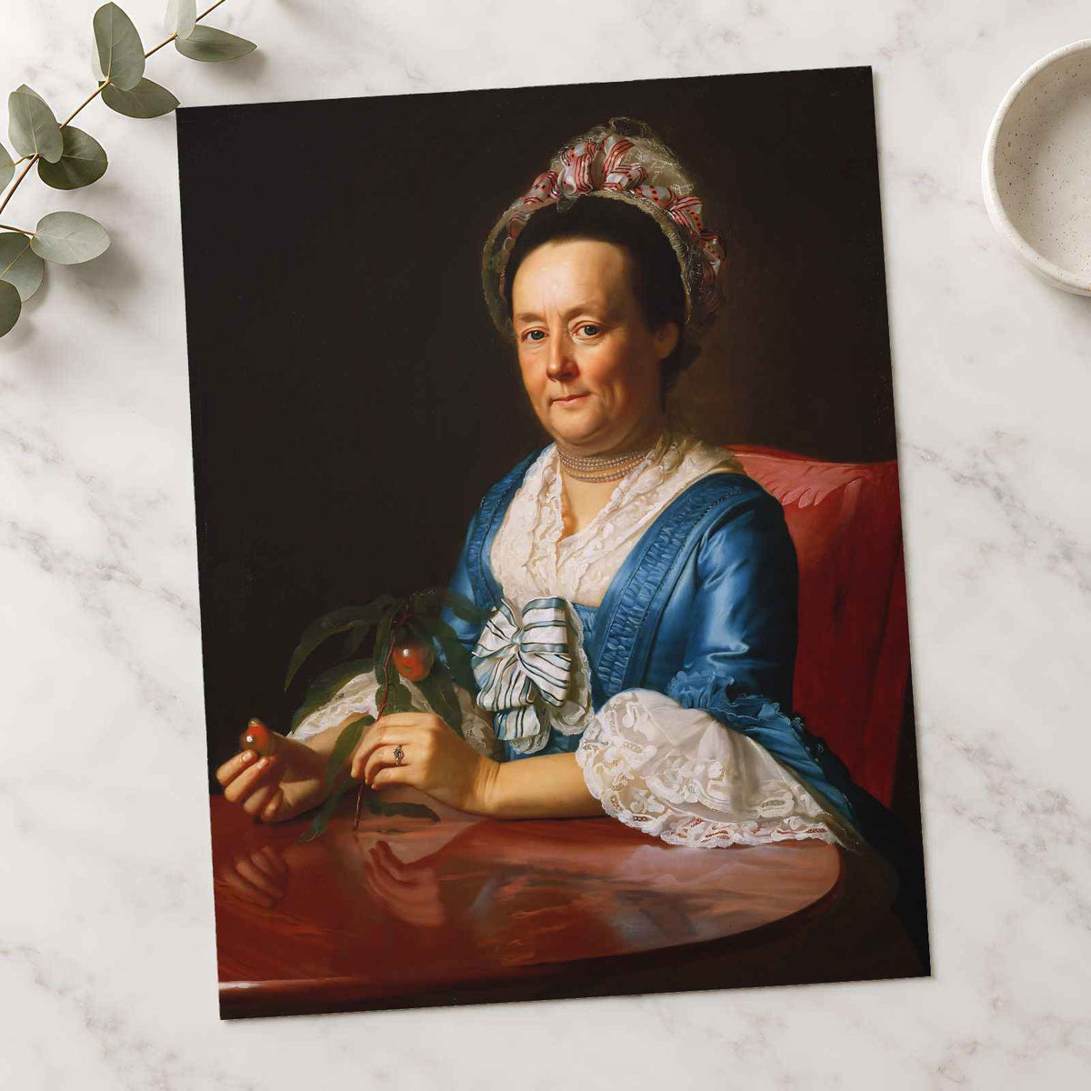Mrs. John Winthrop fine art print by John Singleton Copley (1773)