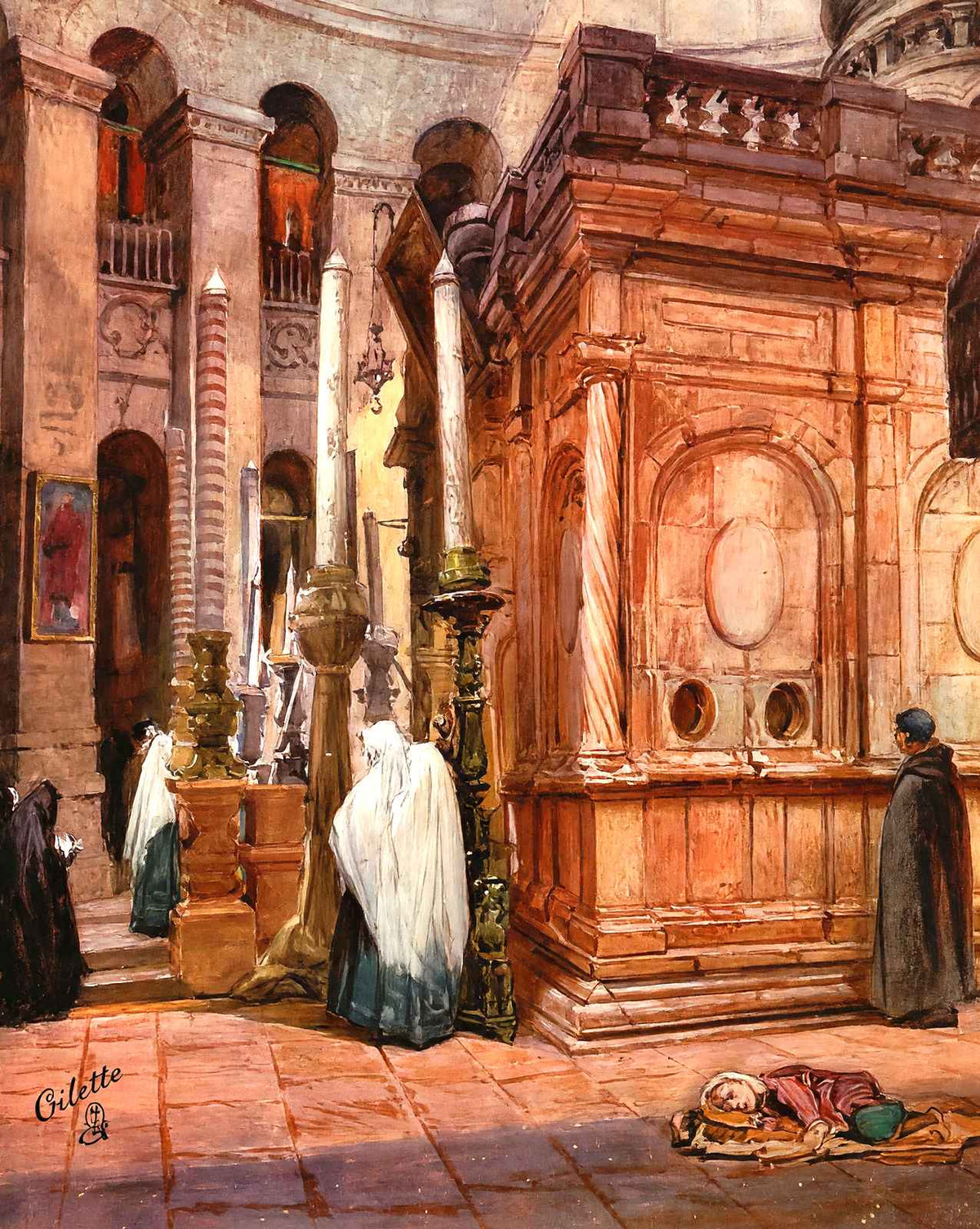 Holy Sepulchre Rotunda and Chapel, Jerusalem art print