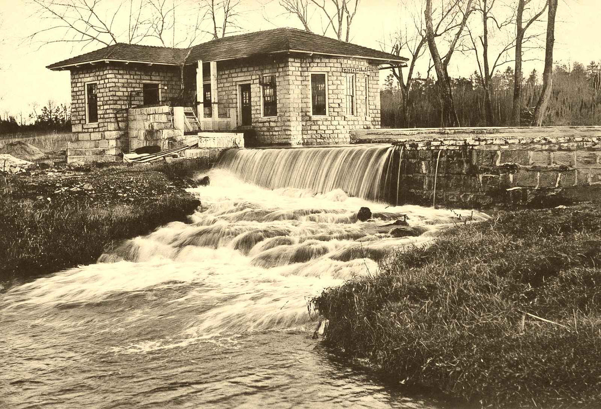 Historic Pennington Power Plant, Whitney NC vintage photo print