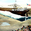 Freighter Launch at Shipyards, Superior, WI vintage print