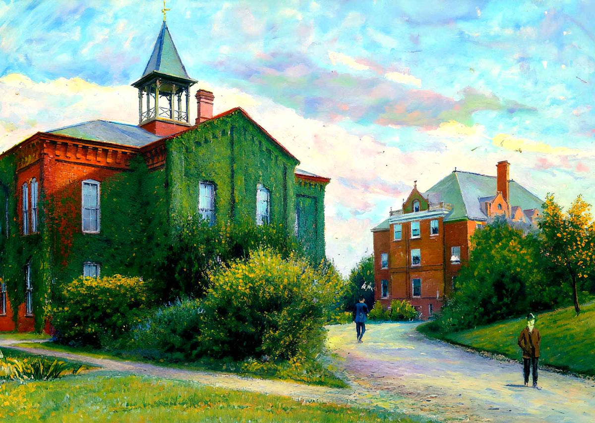 Morrill Building, UT Knoxville, TN in 1907 art print