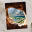 Lake Through a Cave on the Mediterranean Sea by Elisabeth Jurenka Photo Print Wall Decor