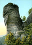 Chimney Rock, NC in 1907 vintage print