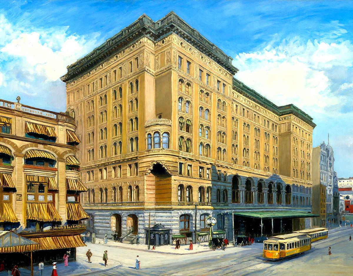 Reading Terminal, Philadelphia PA in 1906 art print