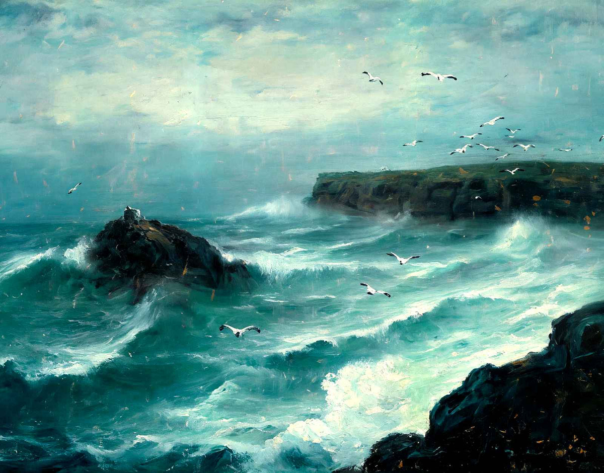 Portelet Bay, Jersey painting