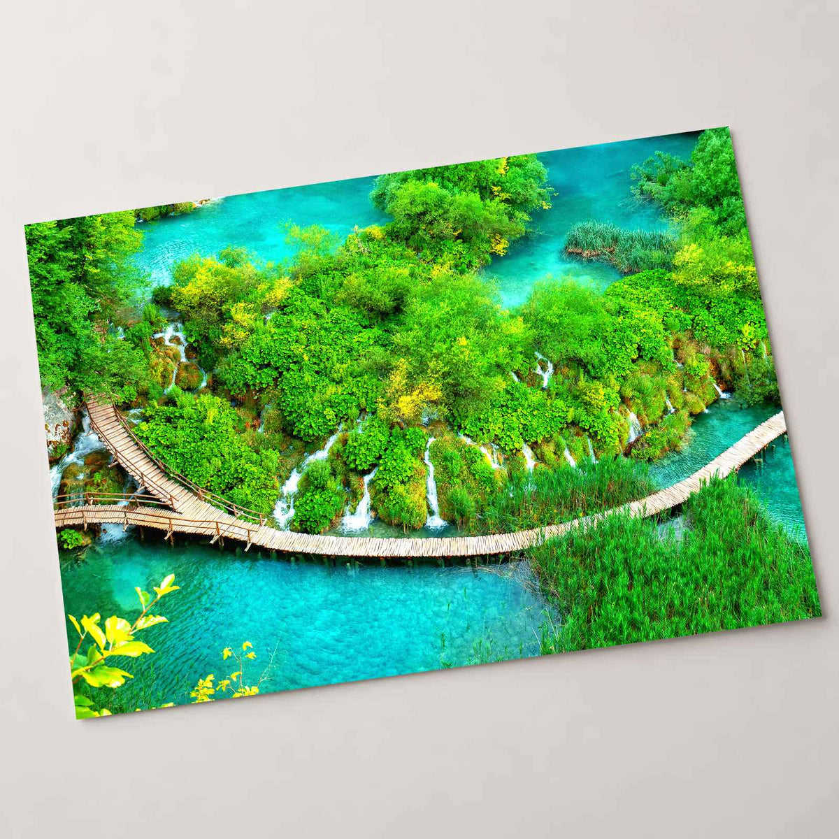 Plitvice Lakes National Park in Croatia Photo Print Wall Decor