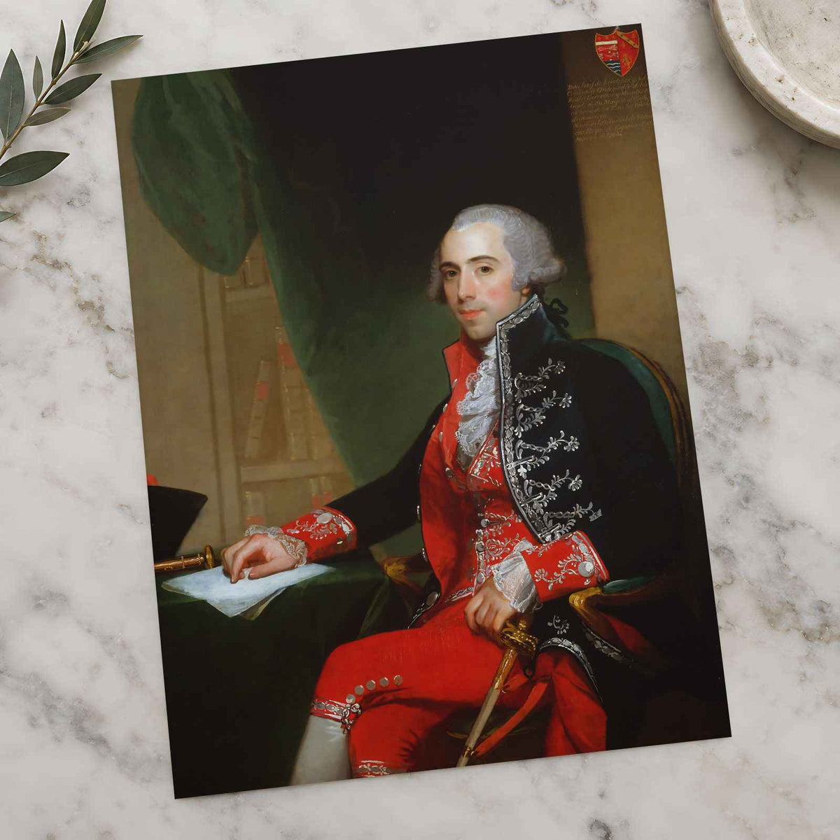 Josef de Jaudenes y Nebot painting by Gilbert Stuart (1794)