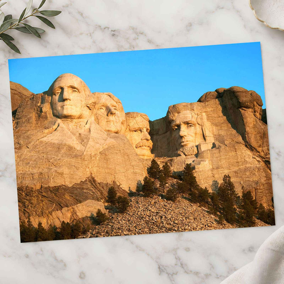 Mount Rushmore in South Dakota Photo Print Wall Decor