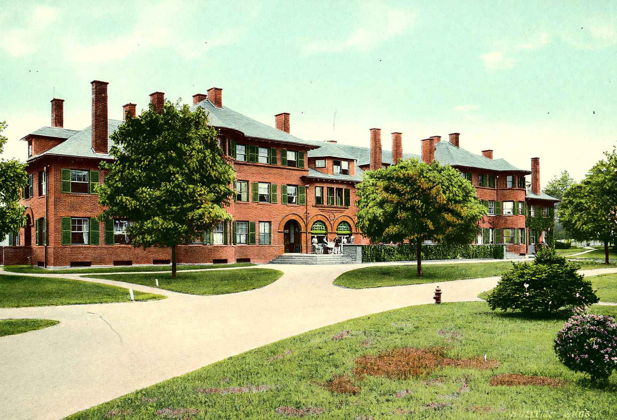 Upper House, Lawrenceville, NJ in 1907 vintage print