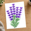 Bunch of Purple Flowers by Riswan Ratta Art Print Wall Decor
