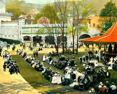 Ingersolls Luna Park, Pittsburgh PA in 1906 art print