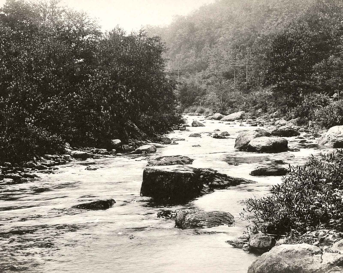 Little Schuylkill River, Tamaqua, PA 1906 photo print