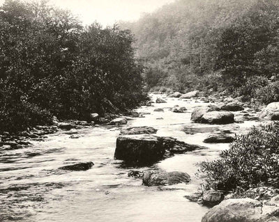 Little Schuylkill River, Tamaqua, PA 1906 photo print