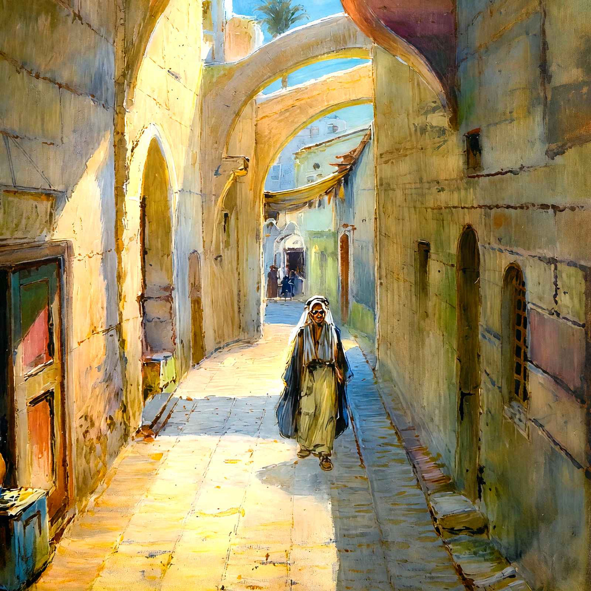 Via Dolorosa, Jerusalem art print