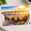 Paris Skyline with Eiffel Tower and Rooftops Photo Print Wall Decor
