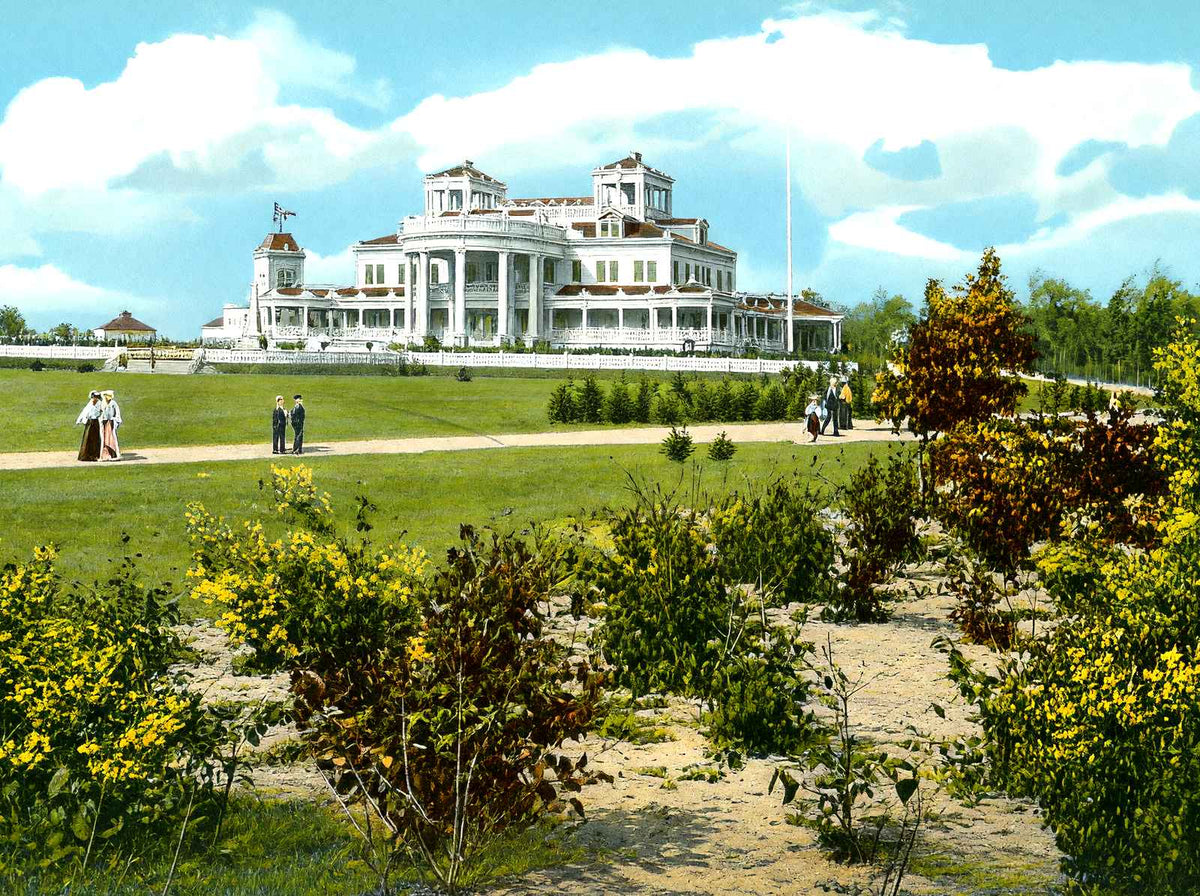 Residence of John a. McCall, Long Branch, NJ vintage print