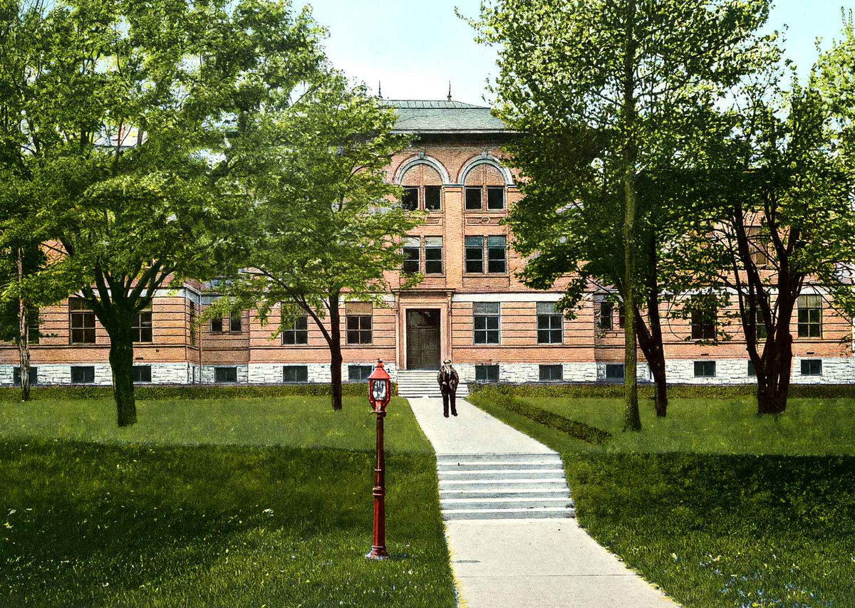 Lancaster Science Building Franklin Marshall vintage print