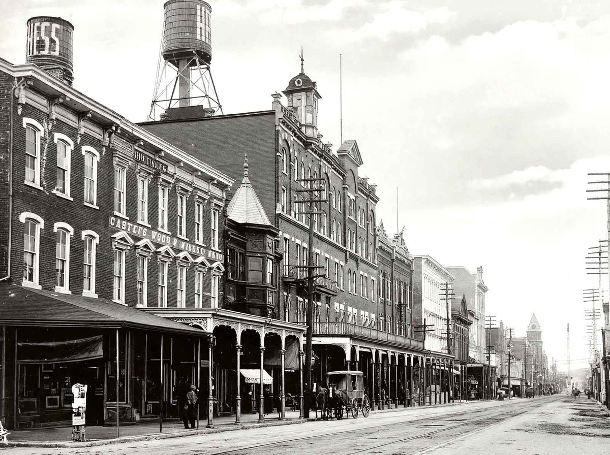 Allentown, PA Hamilton Street East of Ninth vintage photo print