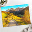 Funes Valley Autumn, Dolomites, Italy Photo Print Wall Decor