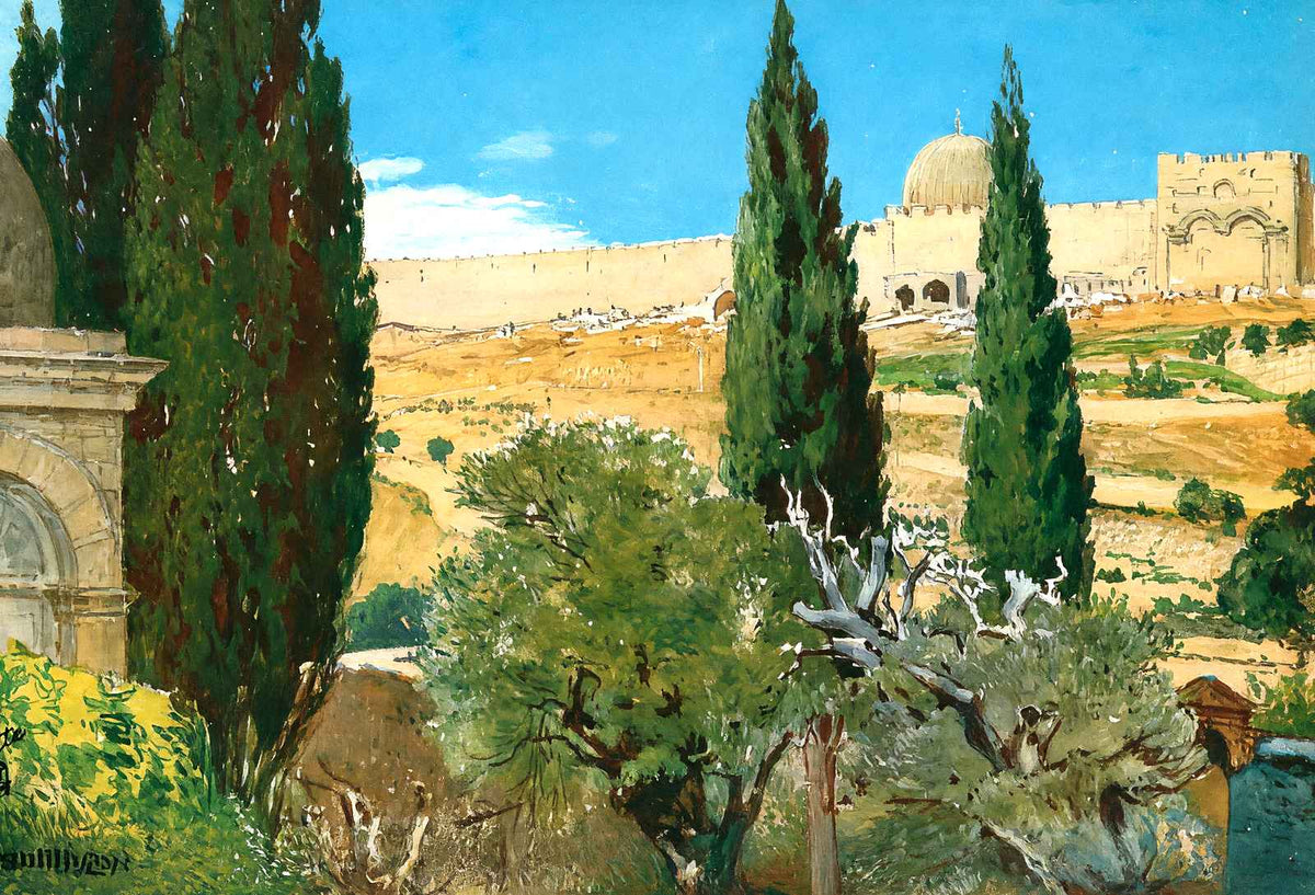 Garden of Gethsemane, Jerusalem art print