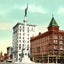 Allentown National Bank, PA in 1907 vintage print