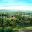 Asheville from Beaumont, NC in 1906 painting