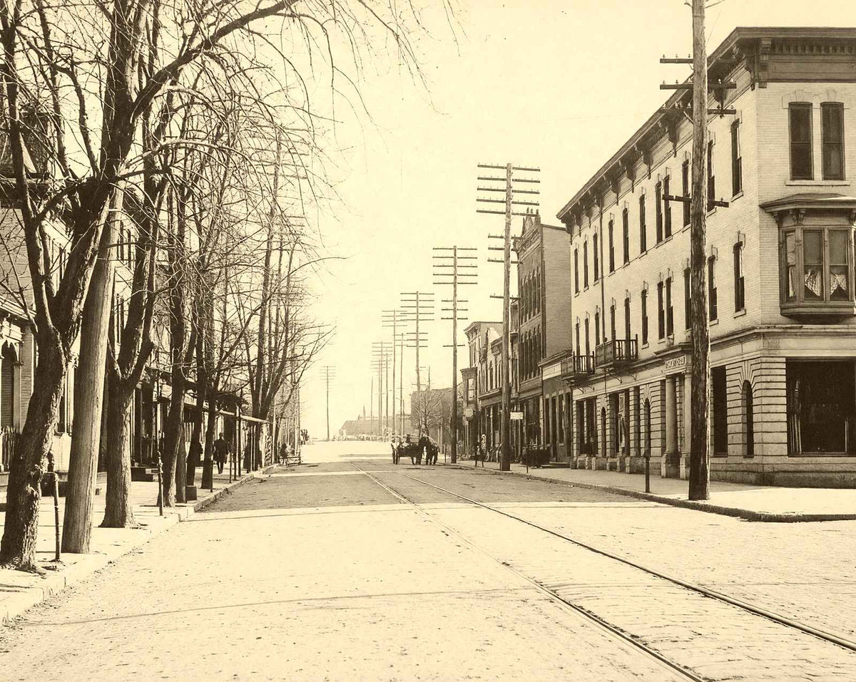 South Main Street, Phillipsburgh, NJ 1904 photo print