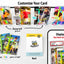 Edge Custom Trading Card (Holographic) - Your Kid or Teen's Photo/Name - Gift for Kids/Dads - Baseball, Softball, Any Sport