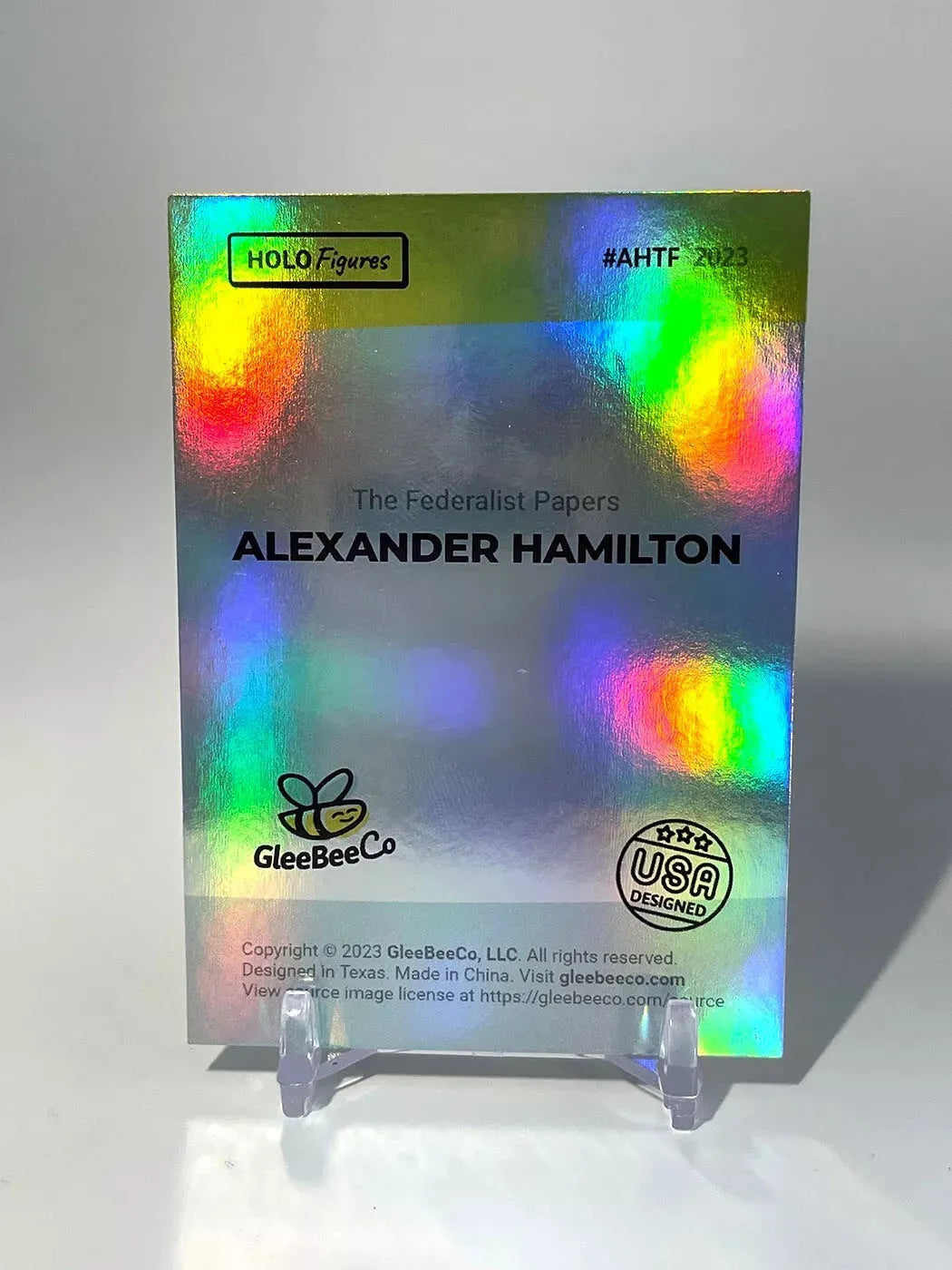 ALEXANDER HAMILTON Card (The Federalist Papers) - 2023 GleeBeeCo Holo Figures