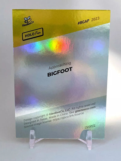 Beautiful BIGFOOT Card from GleeBeeCo (2023) - Holographic (Sasquatch) #BGAP (!)