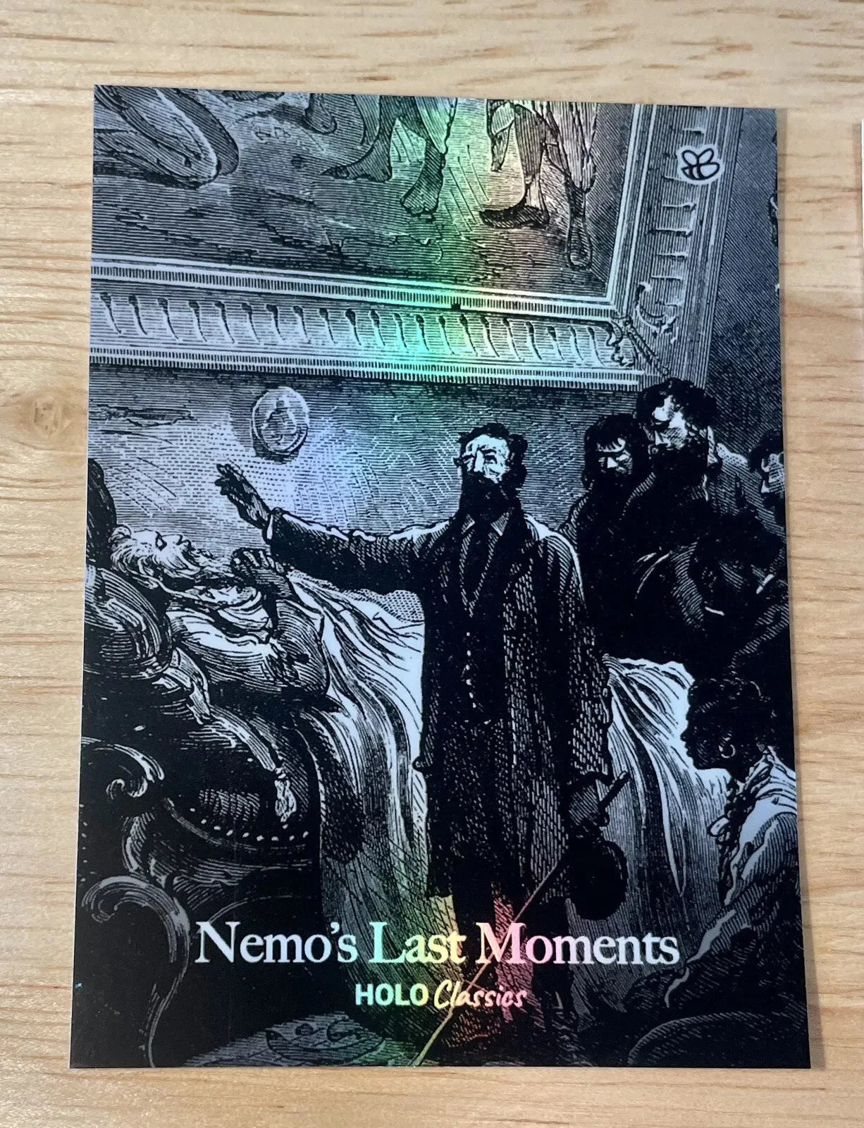 20,000 Leagues & Mysterious Island Holo Cards Lot of 4 - Jules Verne, Capt. Nemo