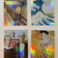 10 Famous Paintings Holographic Trading Cards (Mona Lisa, Starry Night, etc.)