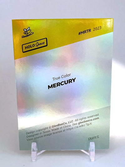 Planet MERCURY Space Card - 2023 Holo Space GleeBeeCo #MRTR - NASA