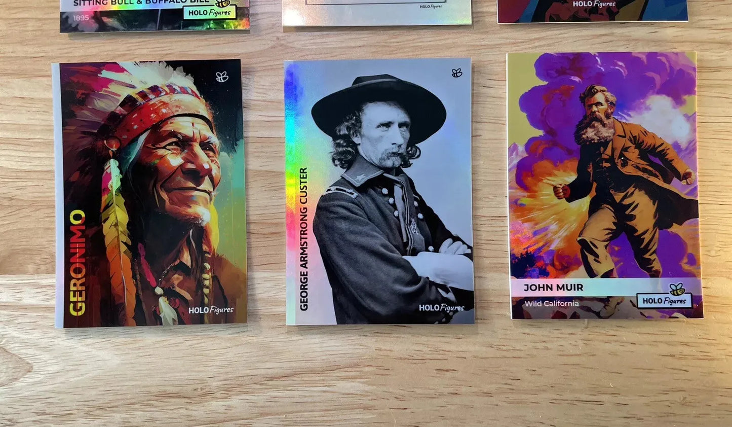 Americana Holo Cards (9) - Lincoln, Franklin, Hamilton, More... (GleeBeeCo)