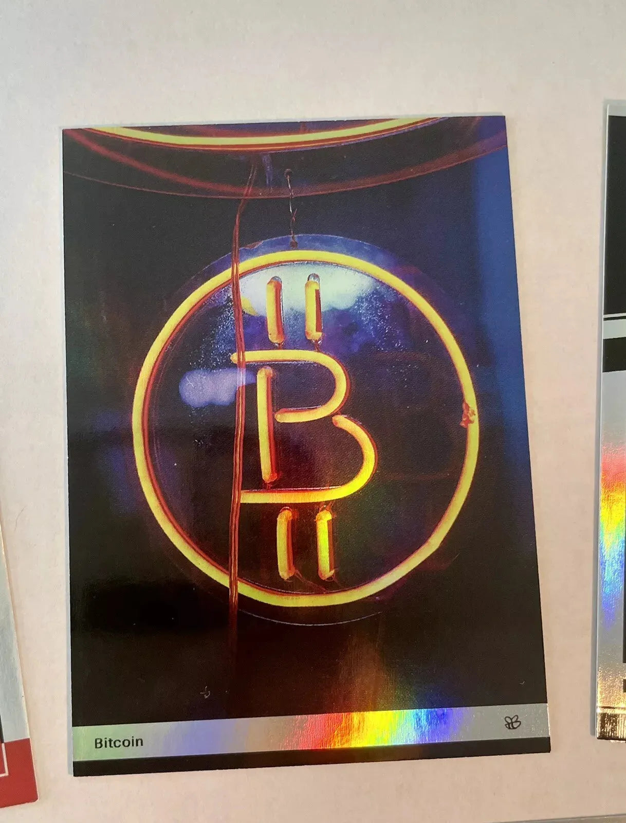 5 Bitcoin Holographic Trading Cards Lot (GleeBeeCo) - Awesome