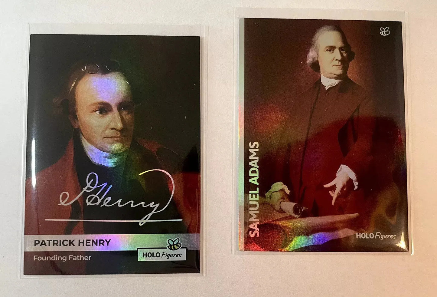 10 American Founding Fathers Holo Cards Franklin, Madison, Washington, Adams...