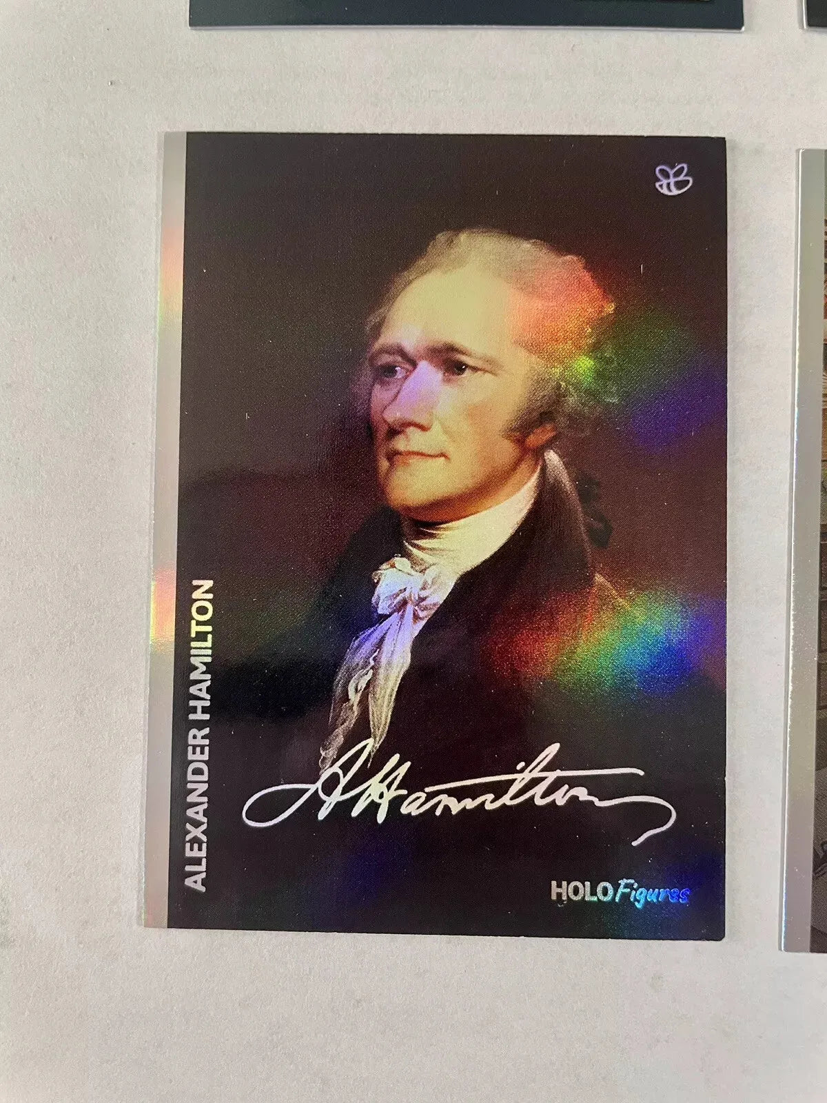 4 Alexander Hamilton Holographic Trading Cards Lot (GleeBeeCo)