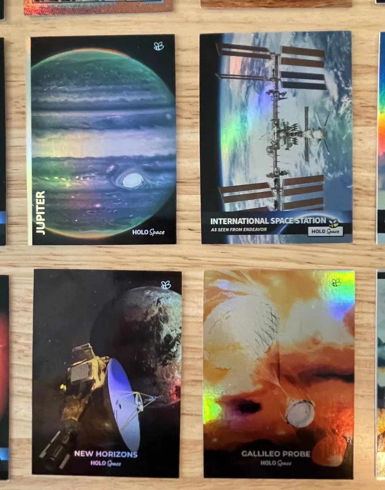 30 Incredible Space Cards (Holographic) - GleeBeeCo - NASA, Apollo 13, ISS, More