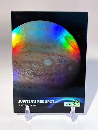 JUPITER'S RED SPOT (Juno Spacecraft) Holographic Card - 2023 GleeBeeCo #JPJN