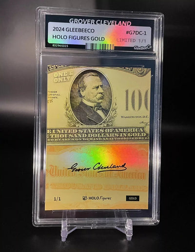 1/1 2024 GleeBeeCo GROVER CLEVELAND $1000 Gold Certificate Card #G7DC-1 ONE MADE