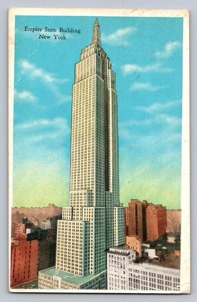 Empire State Building, New York Vintage Postcard - Wonderful!