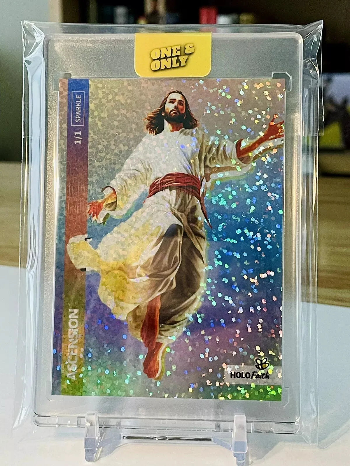 1/1 Jesus Christ Ascension Holo Sparkle Card, 2024 GleeBeeCo, Only One Made (!)