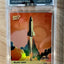 1/1 BLAST OFF! Rocket Ship Card 2024 GleeBeeCo Holo Space GOLD