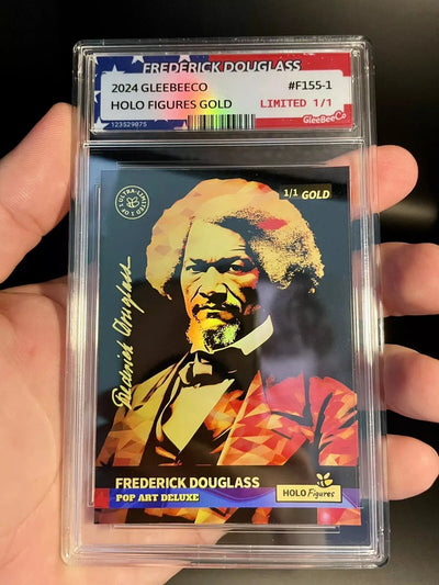 1/1 2024 GleeBeeCo FREDERICK DOUGLASS Pop Art HOLO GOLD #F155-1 One Made!