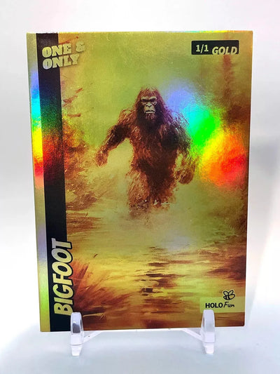 1/1 *Gold* BIGFOOT Card from GleeBeeCo (2023) #BGAP-G (My Oh My!) *One Made*