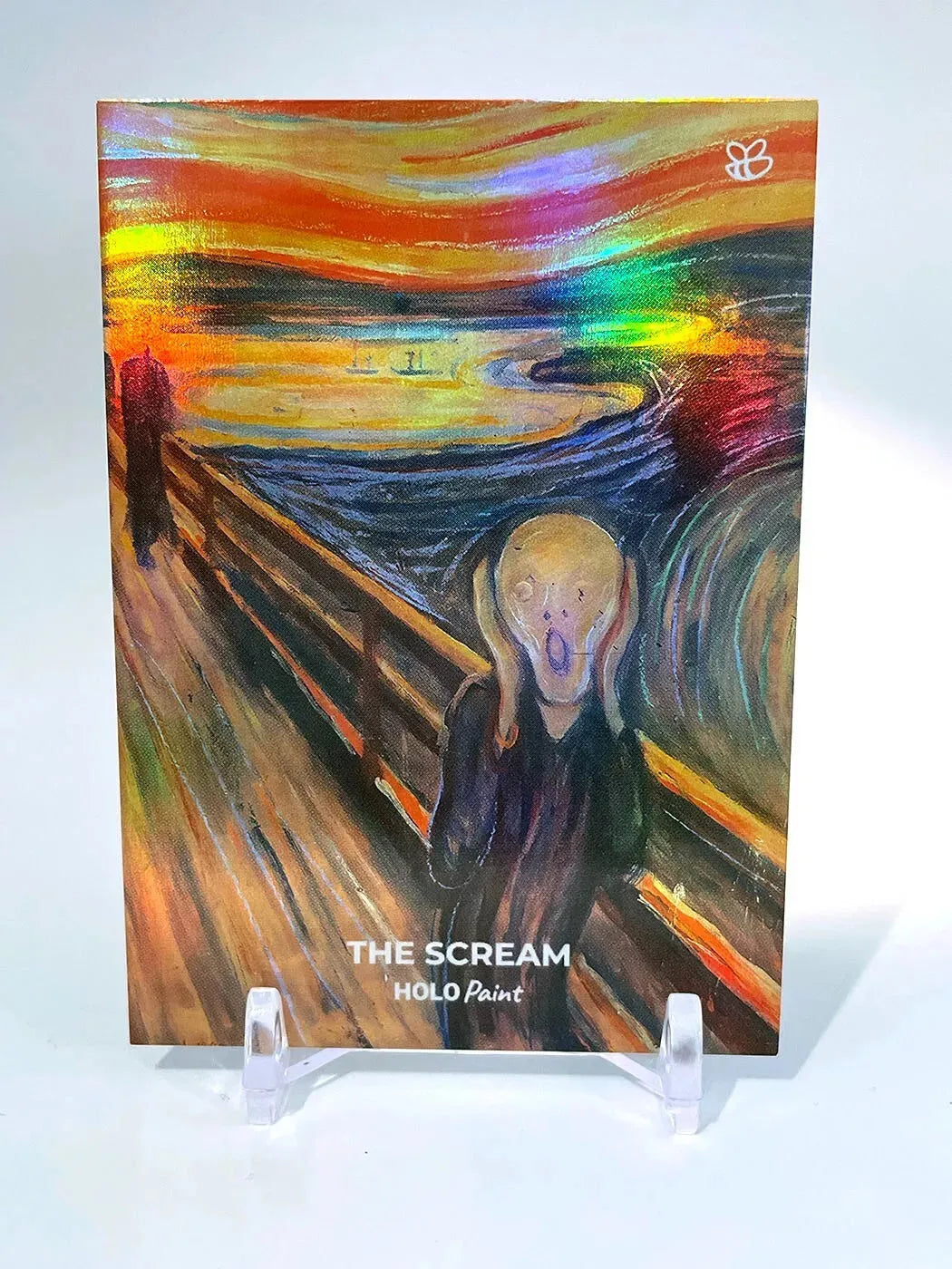 THE SCREAM Card (Edward Munch Painting) - Holographic GleeBeeCo 2023 #TSEM