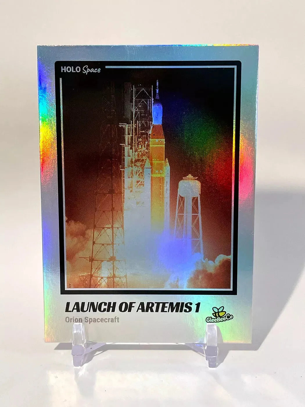 LAUNCH OF ARTEMIS 1 Rocket Card - Holographic GleeBeeCo SPACE / NASA #LNN3